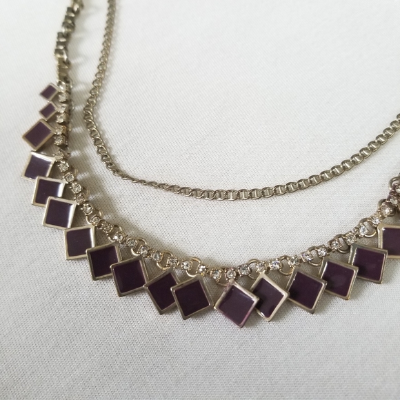Ann Taylor Jewelry - Ann Taylor double chain statement necklace